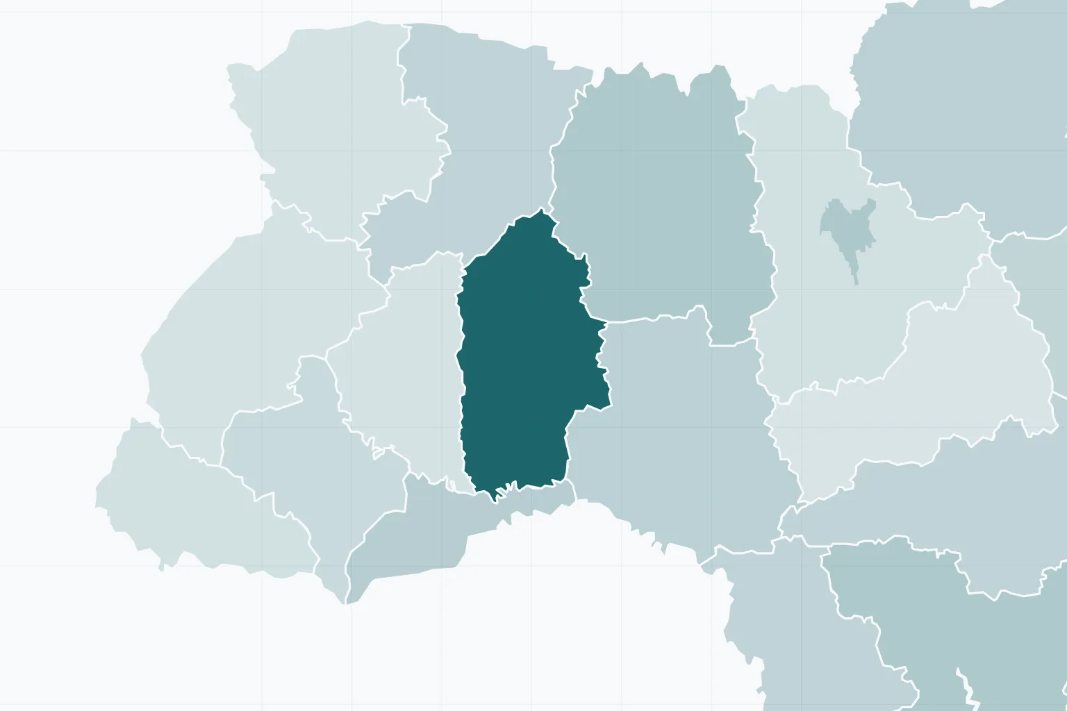 Хмельницька область на мапі України